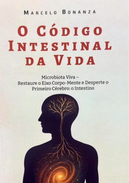 Capa do livro O código intestinal da vida, de Marcelo Bonanza